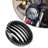 Motorcycle Headlight Grille XL1200X 2004-up Motorcycle 5 3 4" 5.75" LED Headlight Grille Cover Black ABS