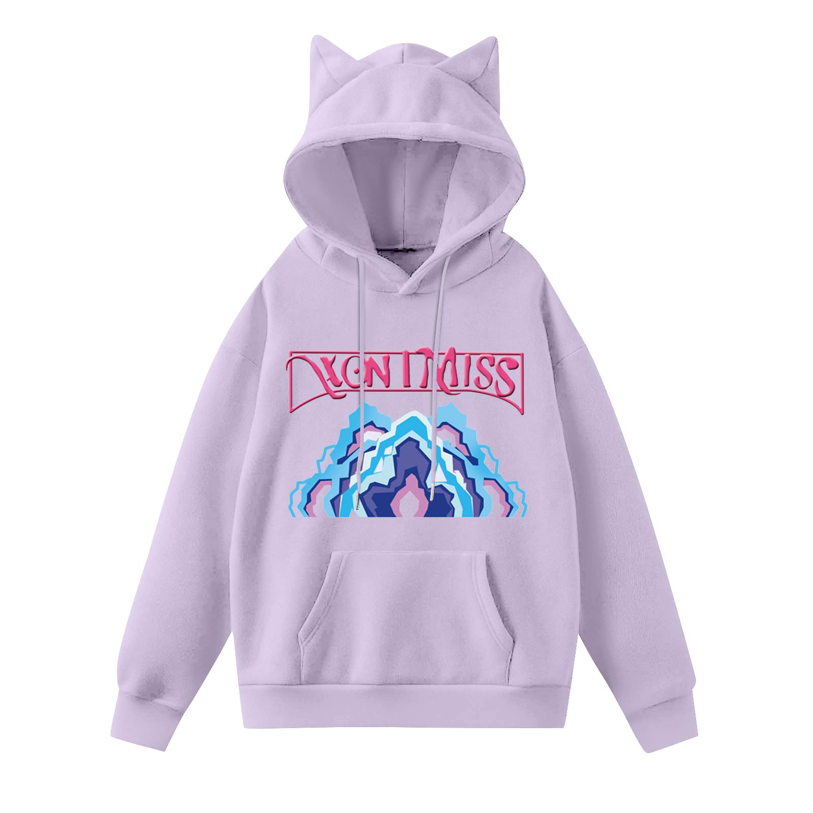 

Женская мода повседневная толстовка с капюшоном с длинным рукавом и круглым вырезом с карманами M фиолетовый