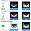 100 LED Wall Lights Outdoor Solar Lamp PIR Motion Sensor Solar Powered Sunlight Street Light for Garden Decoration