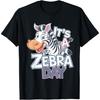Het is een Zebra Dag T-shirt _ Zebra T-shirt
