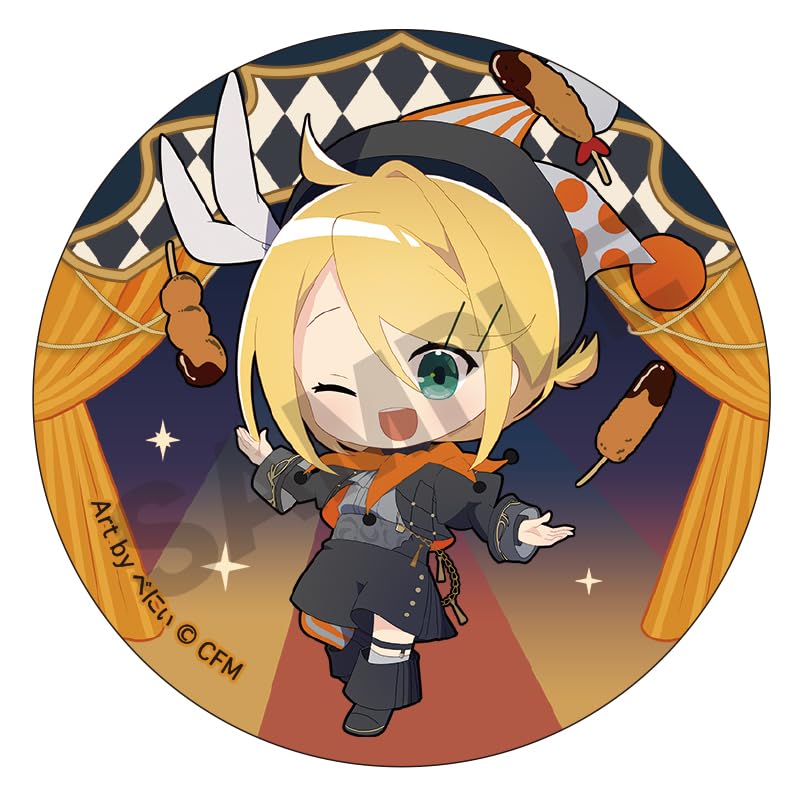 Crux Hatsune Miku Trading Can Badge Circus 1BOX Diameter Approx. 56mm Tinplate