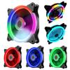 Universal 12cm 15LED Dual Aperture Silent PC Computer Case Cooling Fan Cooler