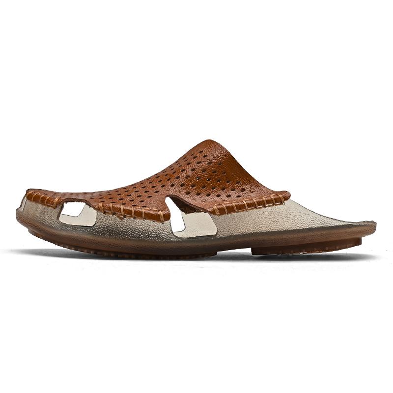 38-47 Summer Mens Casual Sandals Men's Large Handcrafted Slippers Outdoor Sandals Beach Slippers