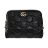 GUCCI GG Matelasse Leather Clutch Storage Bag Makeup Bag Small Women's Black 726047-UM8IG-1000