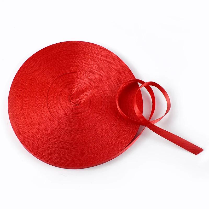 Meetee 45Meters 10mm Nylon Webbing Belt Straps Decorative Ribbon Band Lanyards Bias Binding Tape DIY Handmade Sewing Accessories