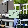 2Pcs Double Hook Pool Pole Hanger Metal Fence Hooks Sturdy Pool Pole Fixing Hooks  Hanging Hose