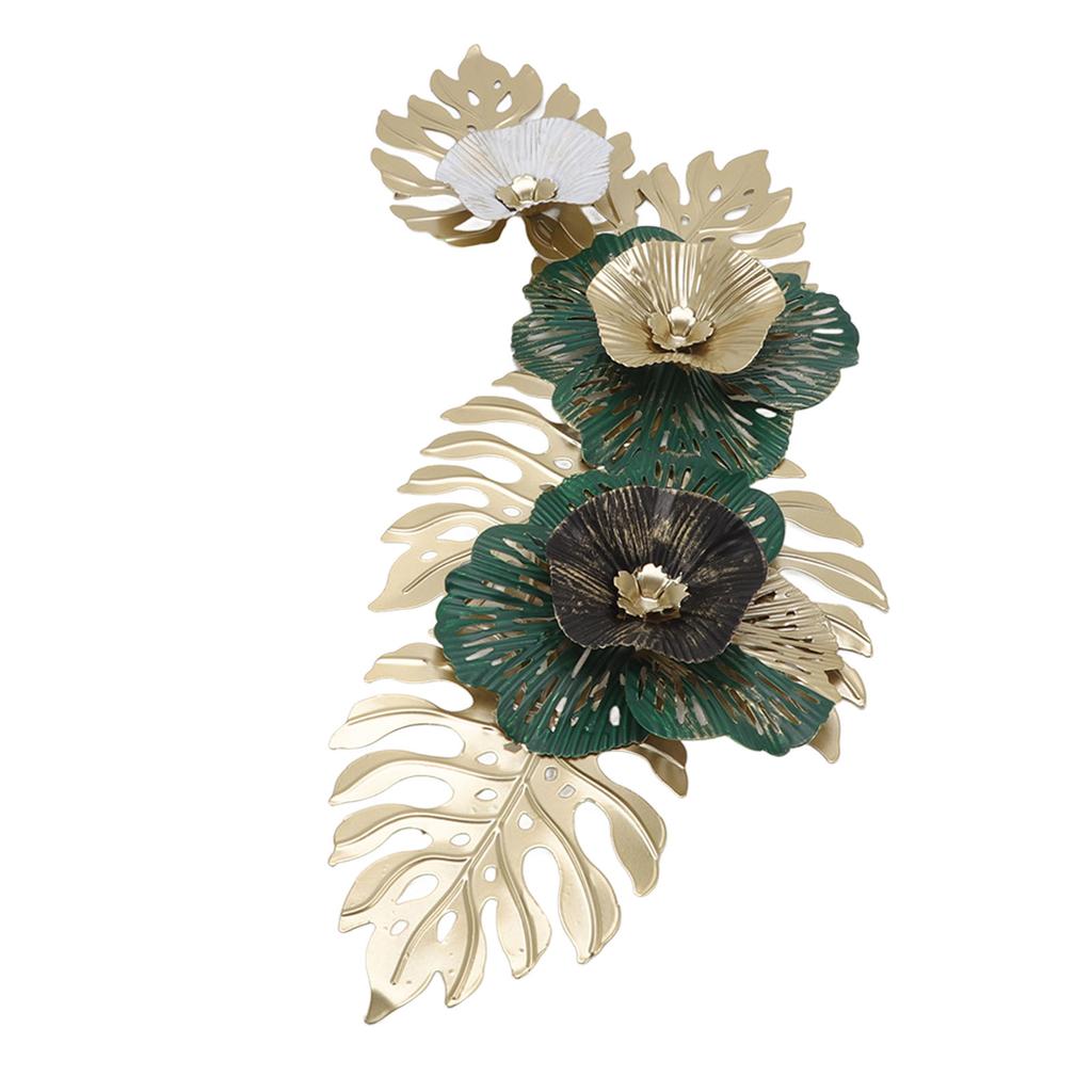 Metal Wall Decor Northern Europe Style Light Luxury Innovative Iron Art 3D Wall Sculpture for Living Room Bedroom