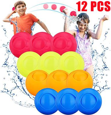 Reusable Water Balloons Quick Fill Self Sealing Water Bomb Splash Balls Water Fight Beach Boobs Party Game Summer Outdoor Toys for Kids