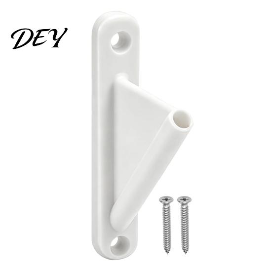 Small Flag Mount Mini Stick Holder with Screws, Wall Pole Flagpole Mounting Hardware Holder, Display Bracket for Classrooms Offices Shops Mounted