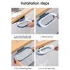 Folding Trash Can Kitchen Car Trash Can Holder Dustbin Garbage Can Waste Bin for Kitchen Recycle Bin Kitchen Storage