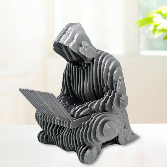 Decorative Figurine Fine Carving Colorful Handcrafted Table Decoration for Living Room Bedroom