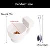 Humorous Commode Shaped Ceramic Mug Dishwasher Safe Water Cup Ergonomic Handle Drinkware Home Accessory