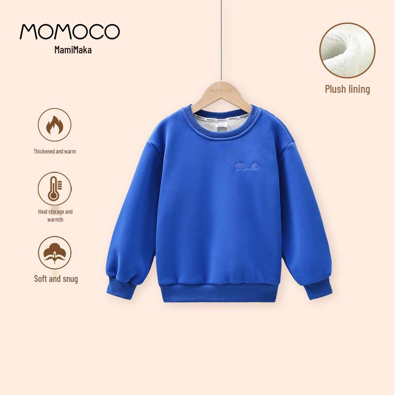 MOMOCO Boys  Winter Fleece Thick Casual Sweatshirt 140