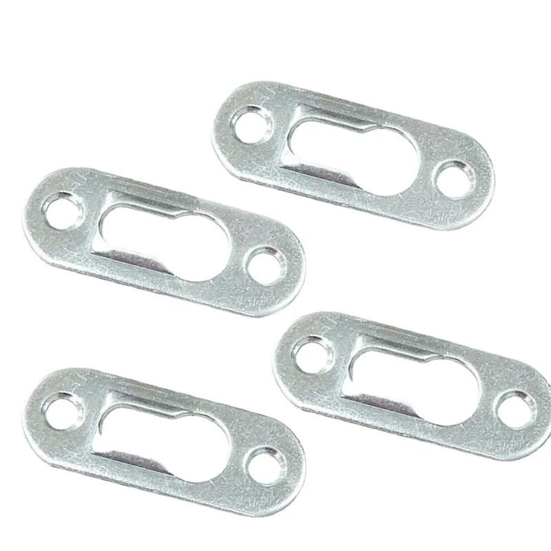 10pcs Picture Hanger Hooks Frame Wall Metal Keyhole Hanging Paintings Fasteners Art Gallery Display Mirror Brackets Hardware