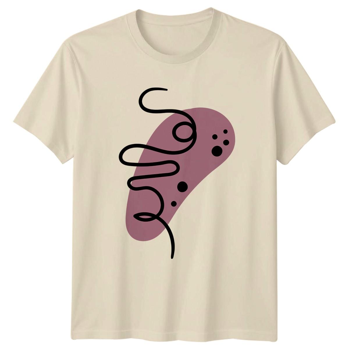 Modern Abstract Organic Shape Dots T-Shirt Organic Shapes Abstract Art Birthday S