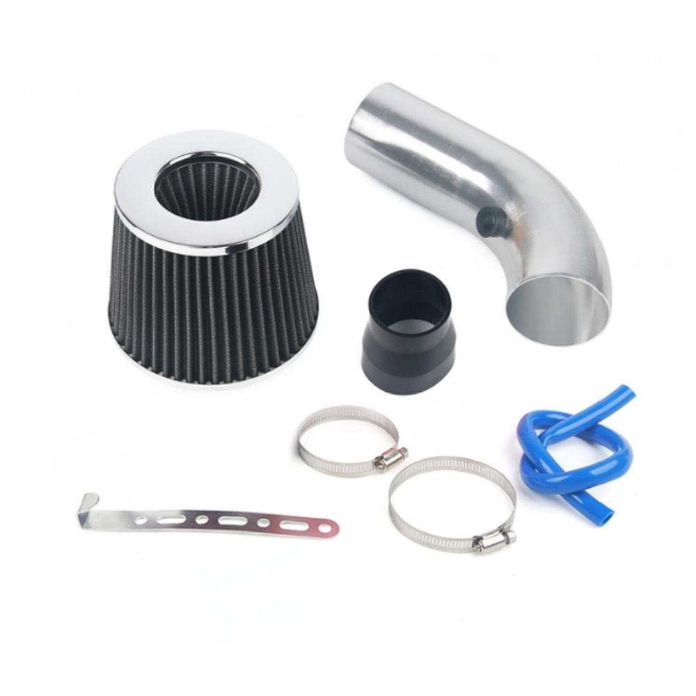 For76mm/3-inch car cold air mushroom head intake pipe filter air aluminum set