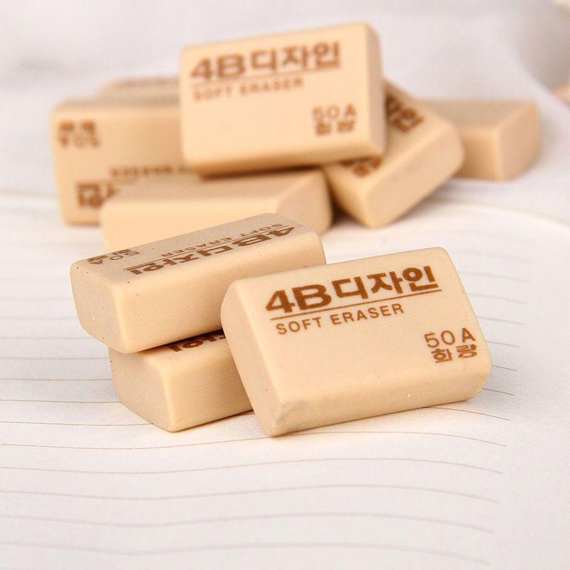 3/5/10PCS Rubber Student Exam Painting Art 4B Rubber Is Soft Easy to Wipe Clean and Traceless Eraser Stationery Supplies