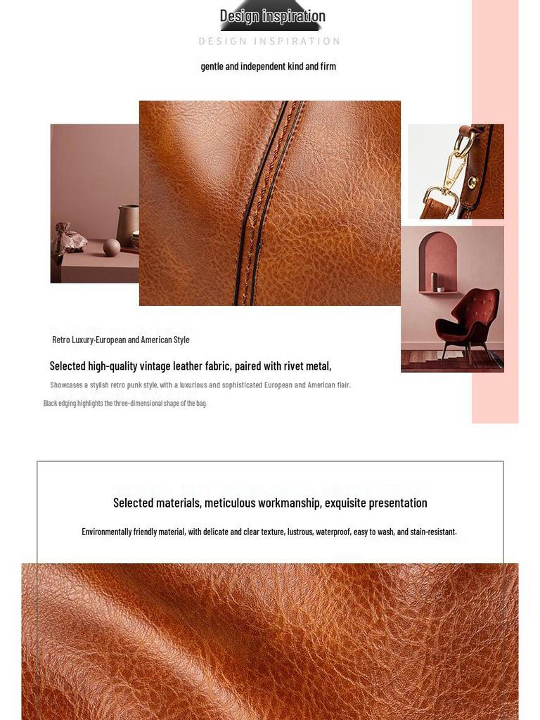 Shiling Damska Modna Torebka PU - Europejski i Amerykański Styl Torba Crossbody Tote na Ramię