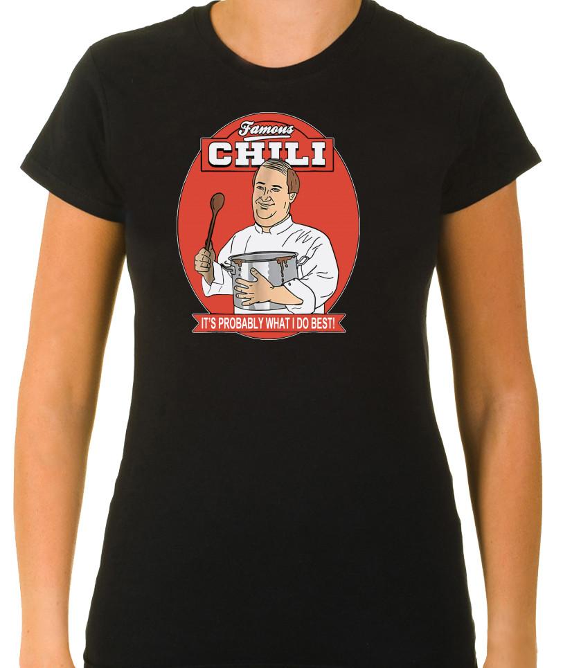 Famous Chili It Probably What I Do Best Kevin 3/4 Short Sleeve TShirt Woman G802