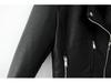 Women's Autumn/Winter PU Leather Motorcycle Jacket – Korean Style Slim Fit Short Coat
