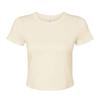 Bella + Canvas Damen/Damen Micro-Rib Crop Top