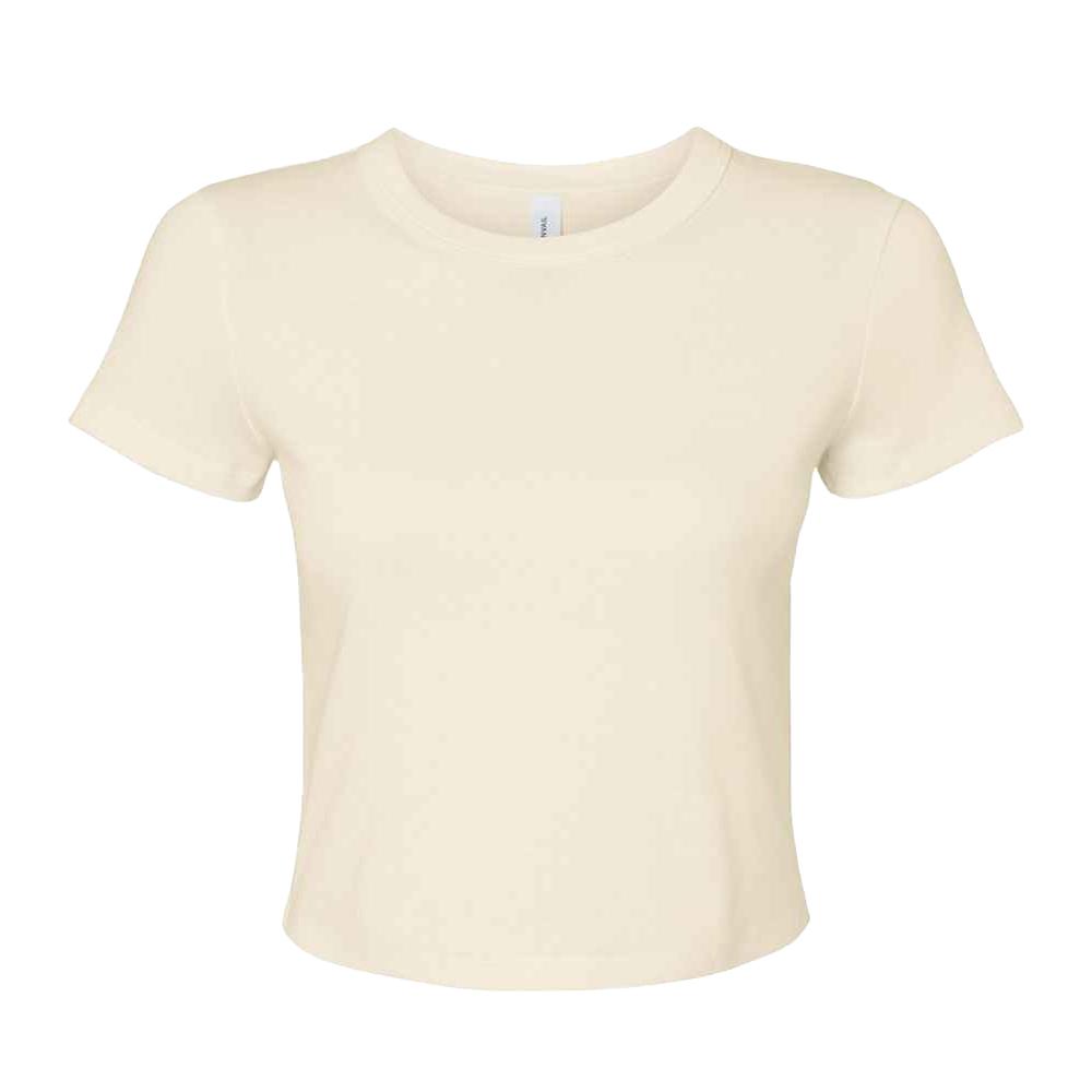Bella + Canvas Damen/Damen Micro-Rib Crop Top