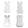 Reusable Silicones Rabbit Hollow Casting Mold Crafting Tool For LED Nightlight Making And Decorative Accessories