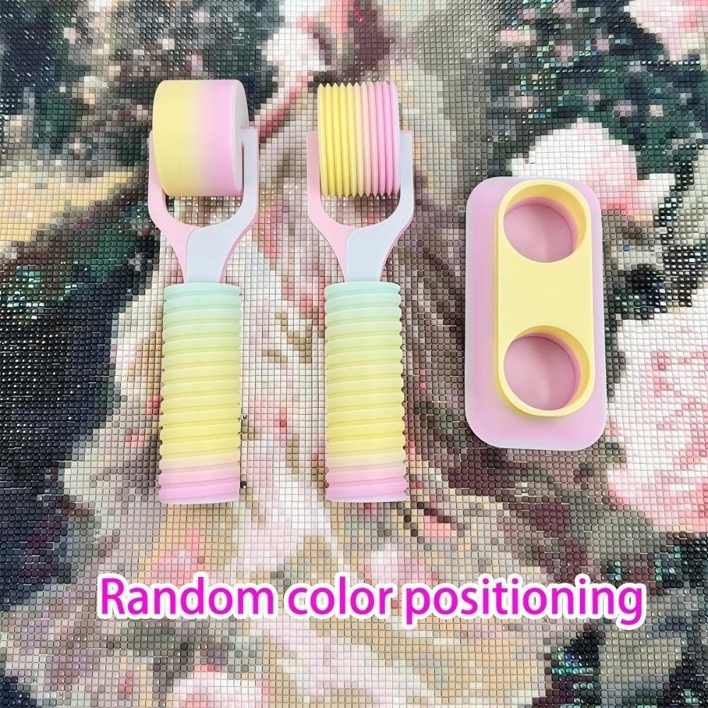 

DIY Diamond Painting Roller Tool Embroidery with Storage Base Diamond-Studding Reinforcement Roller Handmade Rhinestone Square