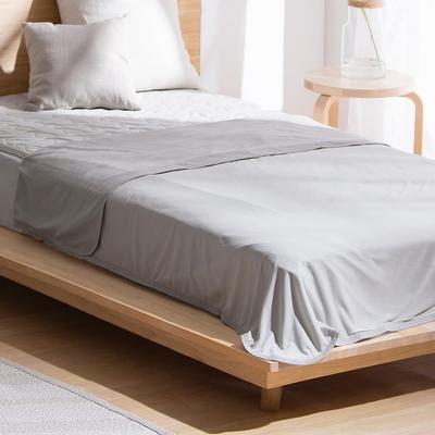 Manta Enfriadora Iris Ohyama, Tamaño Doble, BBK-NPES5-D, Gris Beige Claro, Ropa de Cama Fresca para el Verano