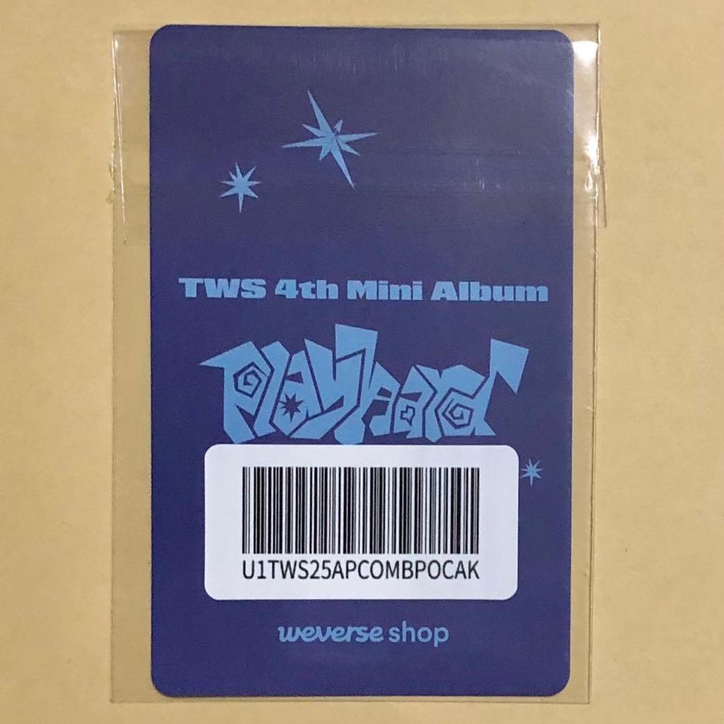 [USED] TWS Playhard Comeback Bonus C DOHOON Trading Card