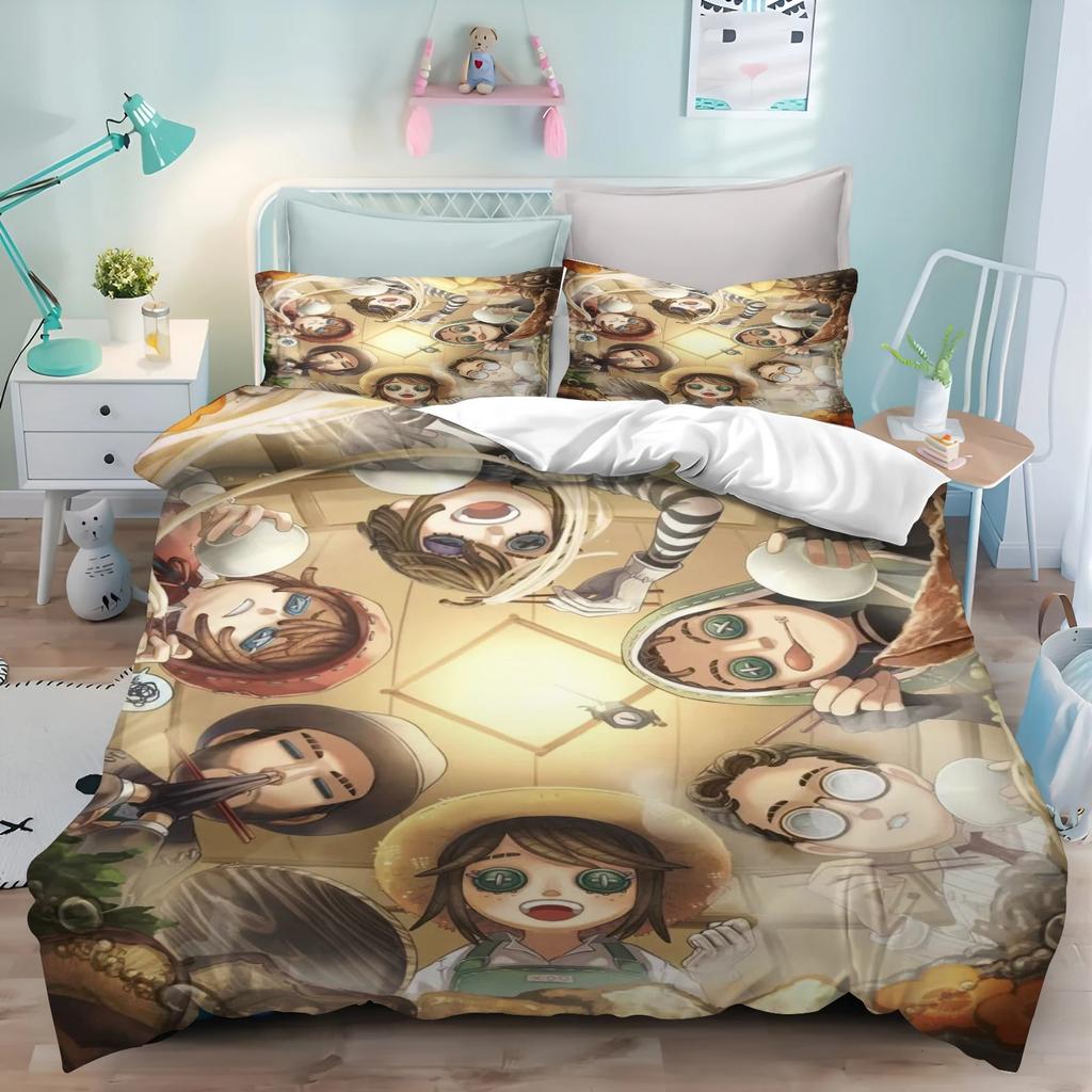 Modern Print Fifth Personality Duvet Cover Set - Children's Bedroom Comforter Bedding 3 Piece Mattress Sets for Home