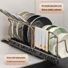 Brangdy Extendable Kitchen Pot and Pan Lid Organizer Rack