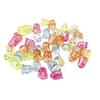 5PCS Multifuntional Clear Acrylic Specter Shape Beads Jewelry Beads Set Suitable for Home Decors Handbag Embellishments