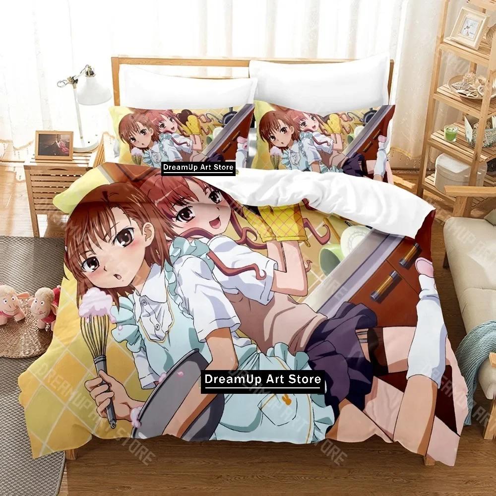 

3D Print A Certain Scientific Accelerator Bedding Set Single Twin Full Queen King Size Bed Set Adult Kid Bedroom Duvetcover EU Single 90x200cm