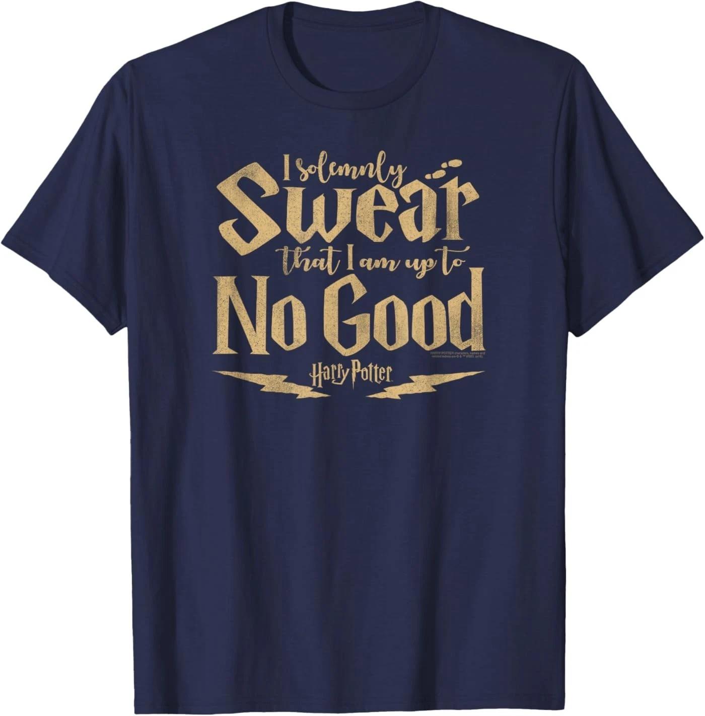 Harry Potter Unisex Adult Modern Letter Print T-Shirt S