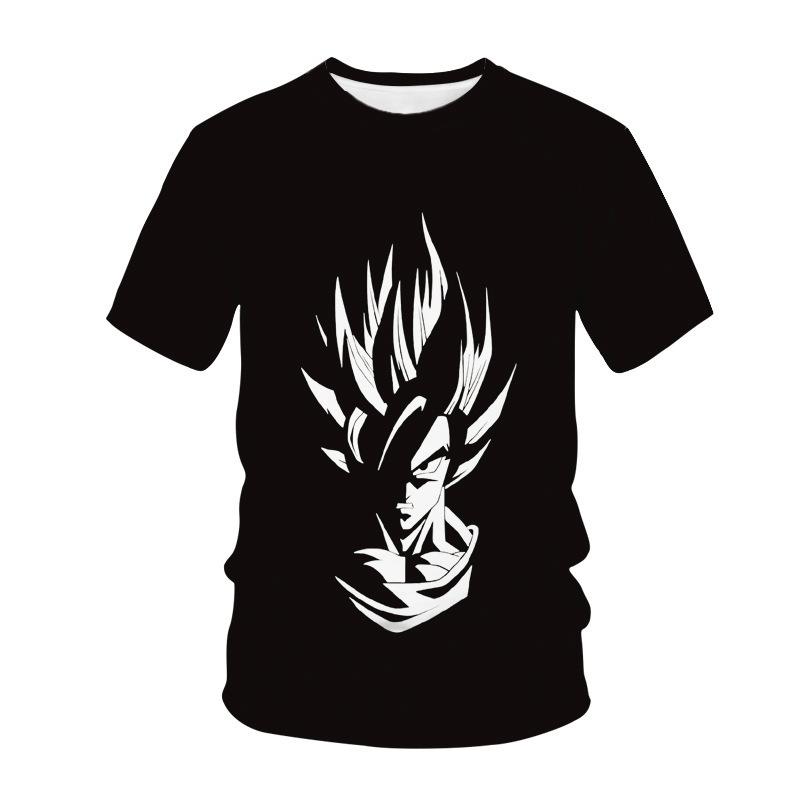Summer Dragon Ball Short Sleeve Animation Anime Men s Summer Clothes Wukong Top 3D T-shirt XL