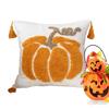Pillow Covers Halloween Decoration Throw Pillow Cover Pumpkin Ghost Plush Autumn Thanksgiving Harvest Home Sofa Decoration