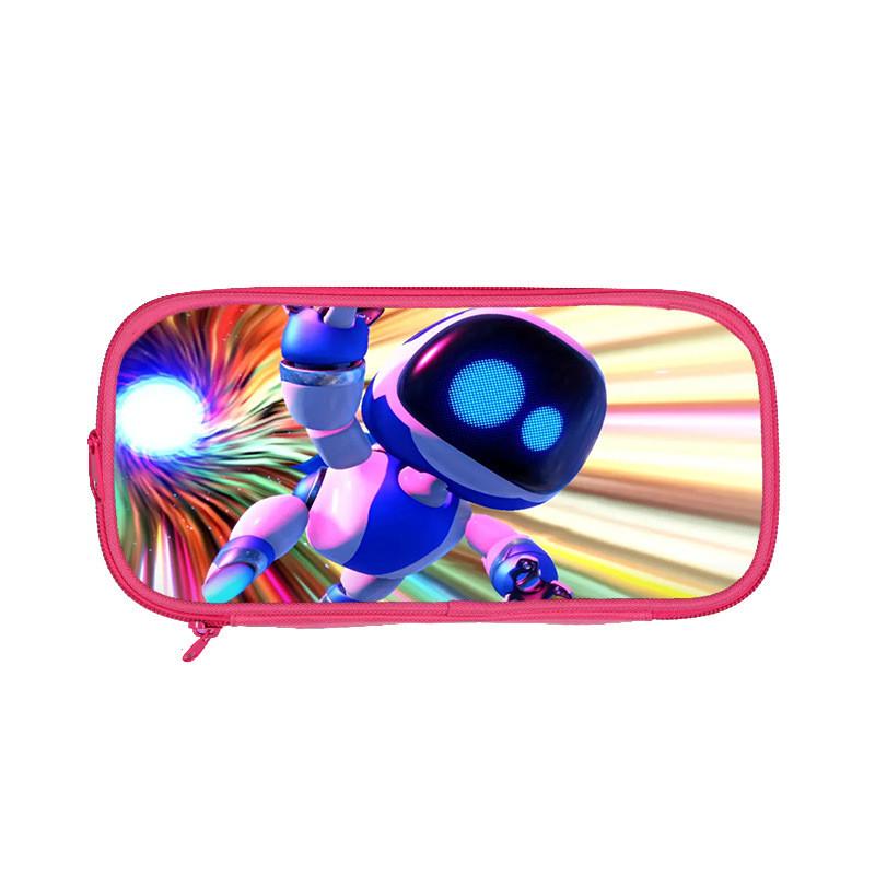 Astro Bot Themed Space Robot Double Layer Pen Pouch For Students And Young Creatives