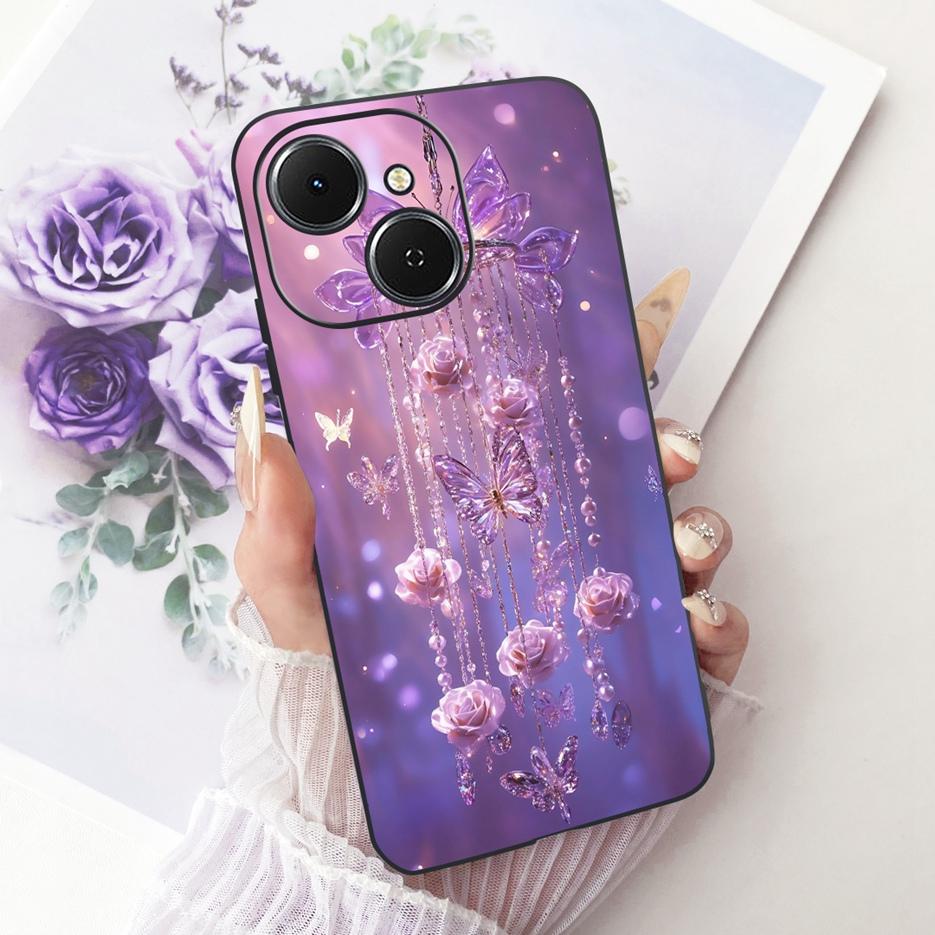 For Tecno Spark 40 Case KM5 Cute Lion Fashion Painted Cover Soft TPU Phone Cases For Tecno Spark 40C Spark40 C Back Cover Fundas