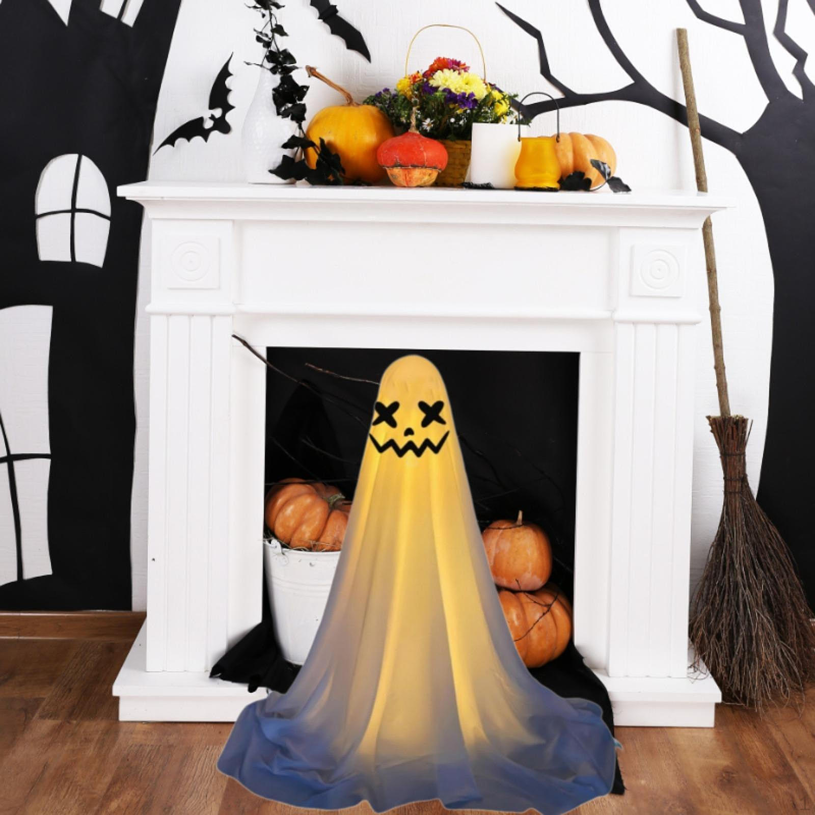 

Призрачный декор на Хэллоуин Фигурка Белого Духа, навязчивая фотореквизит Style A