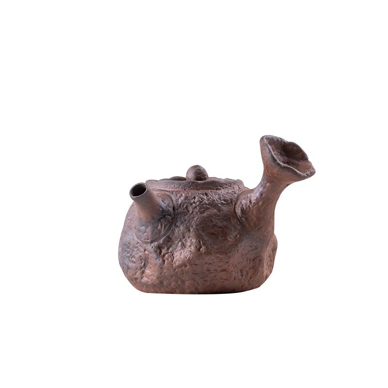 Raw Ore Rough Pottery Tea Pot, Handmade Tea Set, Single Pot, Small Tea Pot