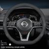 Leder Lenkradabdeckung für Nissan Qashqai Juke Sentra Kicks Xtrail Sentra Versa Altima 2024 2025 2026 Zubehör