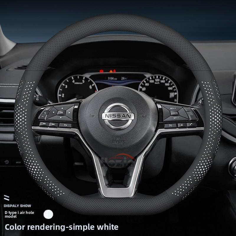 Leder Lenkradabdeckung für Nissan Qashqai Juke Sentra Kicks Xtrail Sentra Versa Altima 2024 2025 2026 Zubehör