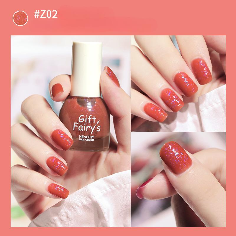 Nail Polish No Baking Long-lasting Water-based Tearable Quick-drying Nail Polish