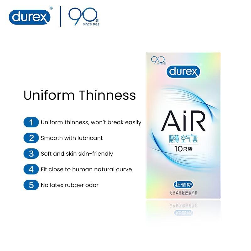 Durex Air Condom Invisible Feeling 6/10/16 Pcs/box for Adults
