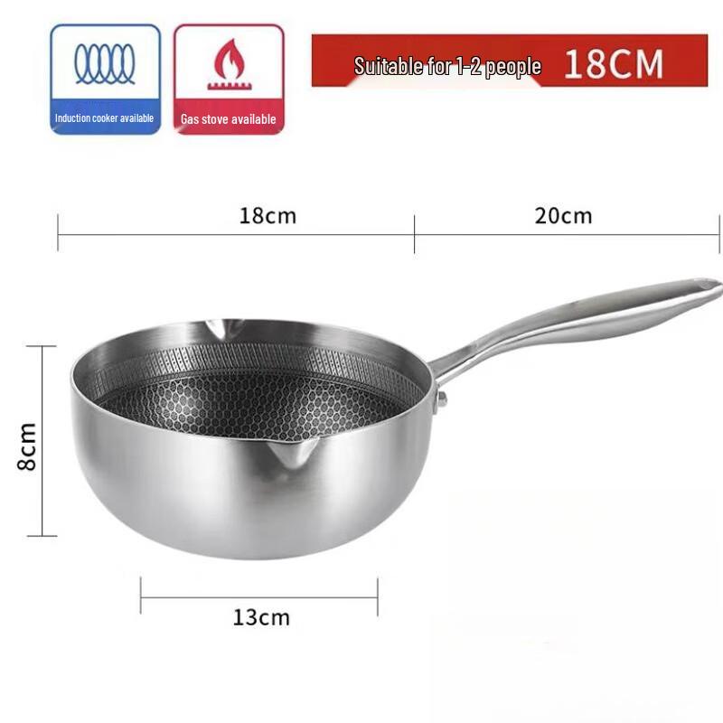 Yoshida Craftsman 316 Stainless Steel Honeycomb Non-stick Yukihira Pot