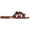Coach Issaa Leather Flat Sandals CI222-WAL