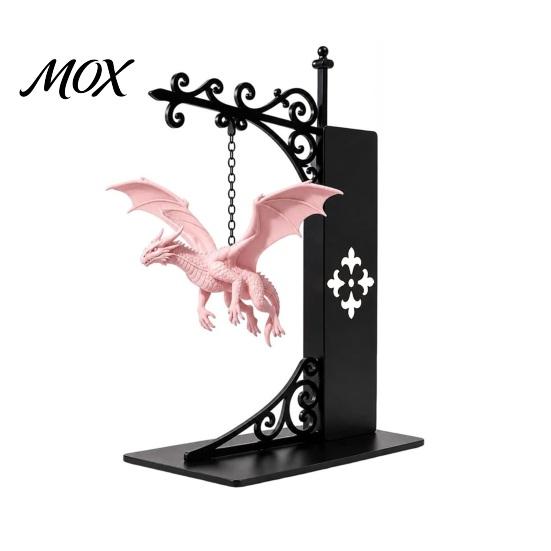 Drachen Buchstützen für Regale Fliegendes Bücherregal Licht, Dekorative Buchstütze Licht & Schreibtisch, Kreative Schreibtischaccessoires Skulptur Buchhalter, Schwer