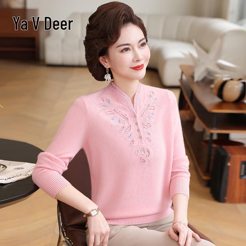 

Yalu Women s 100% Merino Wool V-Neck Sweater 3XL (180cm)