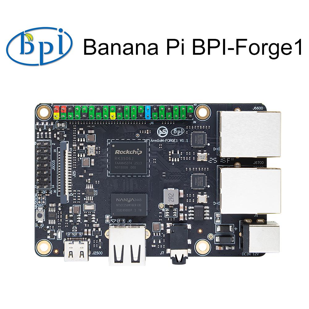 Banana Pi BPI-Forge1 RockChip RK3506J RK3506 Procesor Triplu-nucleu Cortex-A7 512MB DDR3L 512MB NAND Computer pe o singură placă